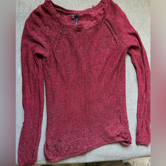 Maurices Raspberry Knit Sweater - Picture 2 of 4